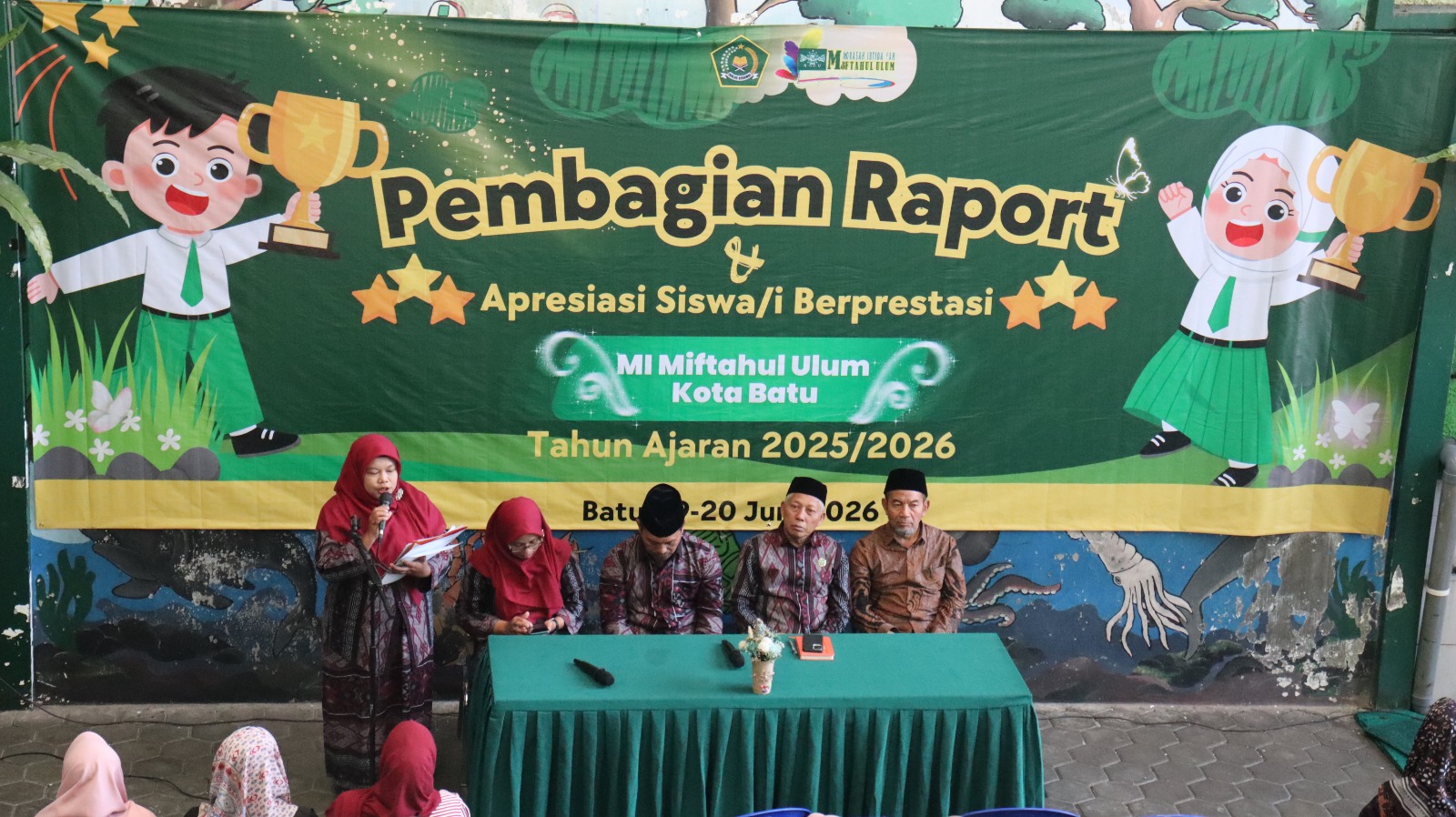 Pembagian rapor semester genap TA 2025/2026